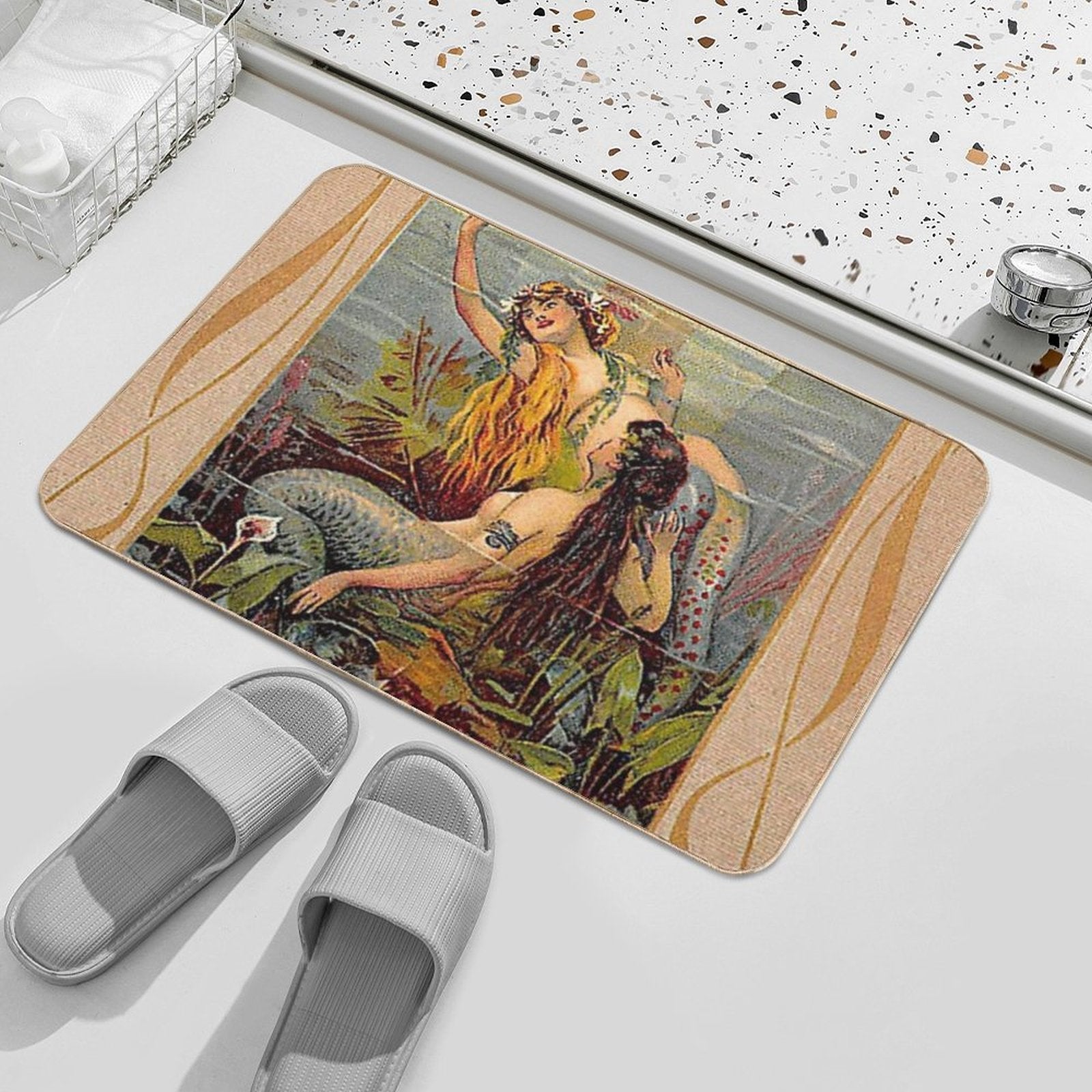 Das Rheingold Mermaid  Pet-Safe Bath Mat