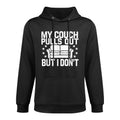 Funny My Couch Pulls Out But I Don't Adult Humor Adjustable Hood Hoodie