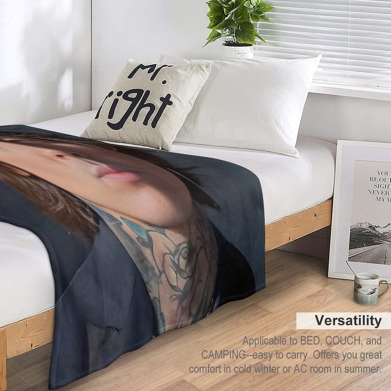 Cool Oli Sykes Travel-friendly Throw Blanket