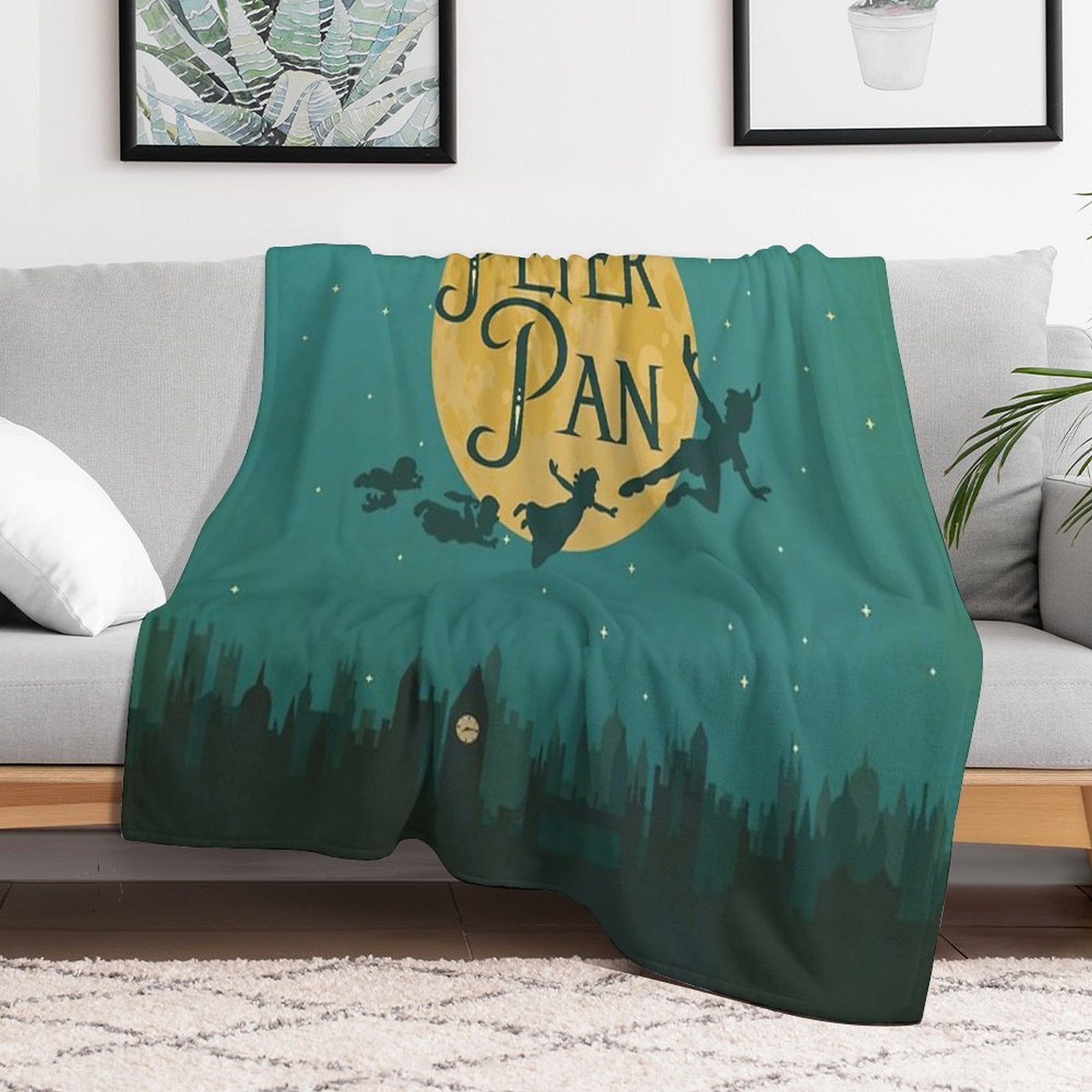 Vintage Style Classic Pan Durable Throw Blanket