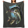 Walleye Versatility Throw Blanket
