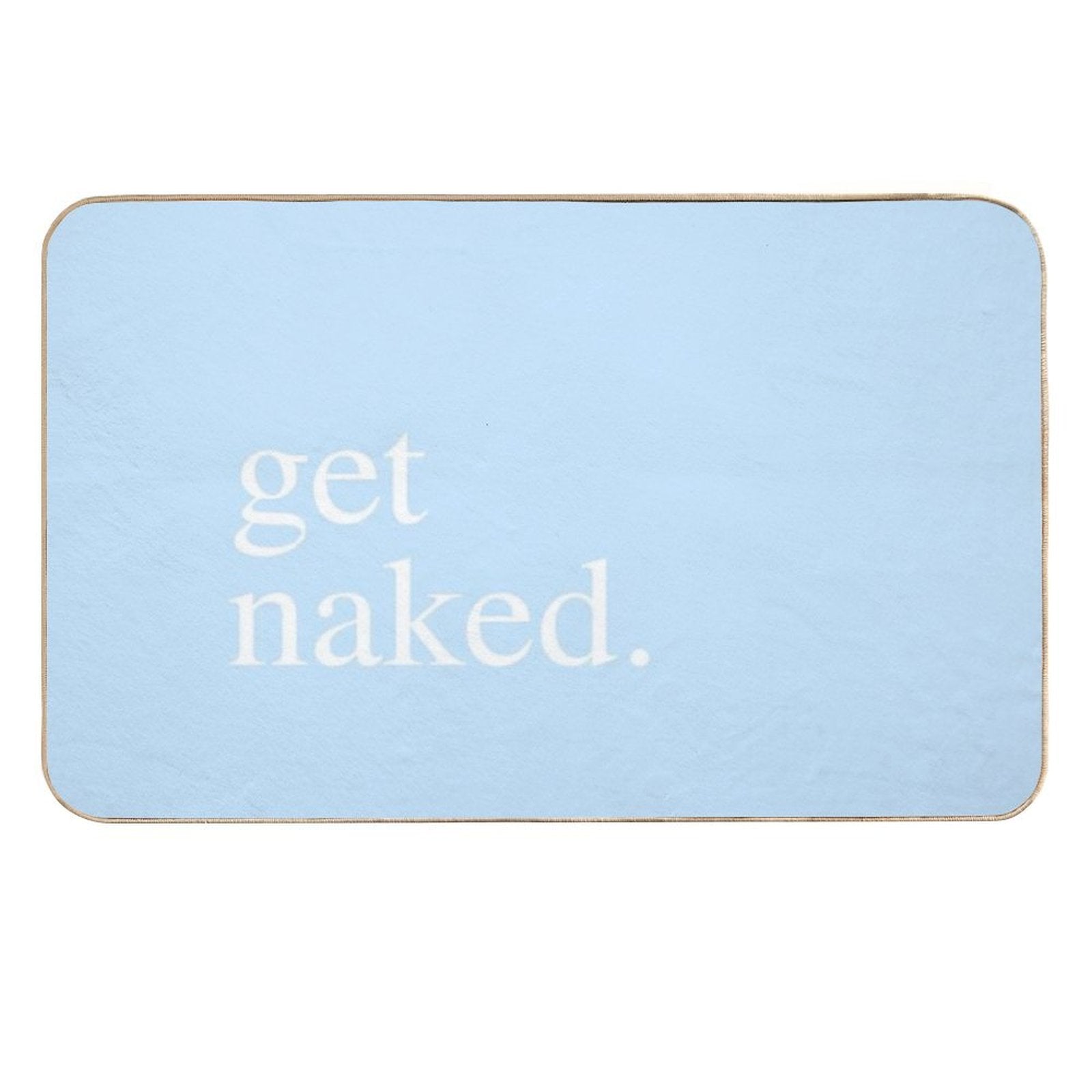 Get Naked - Blue  Anti-Trip Bath Mat