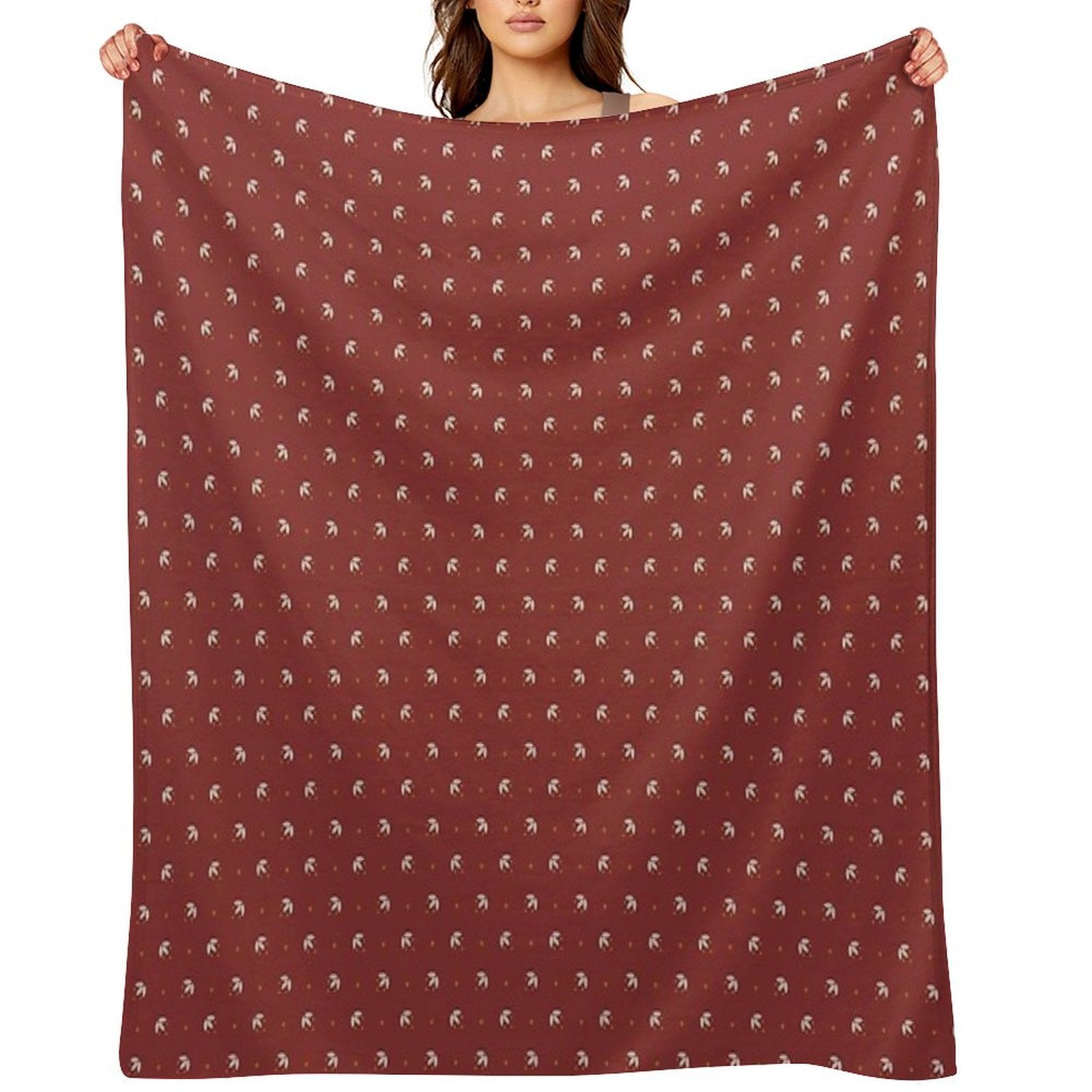 Florette (pomme) Quick-dry Throw Blanket