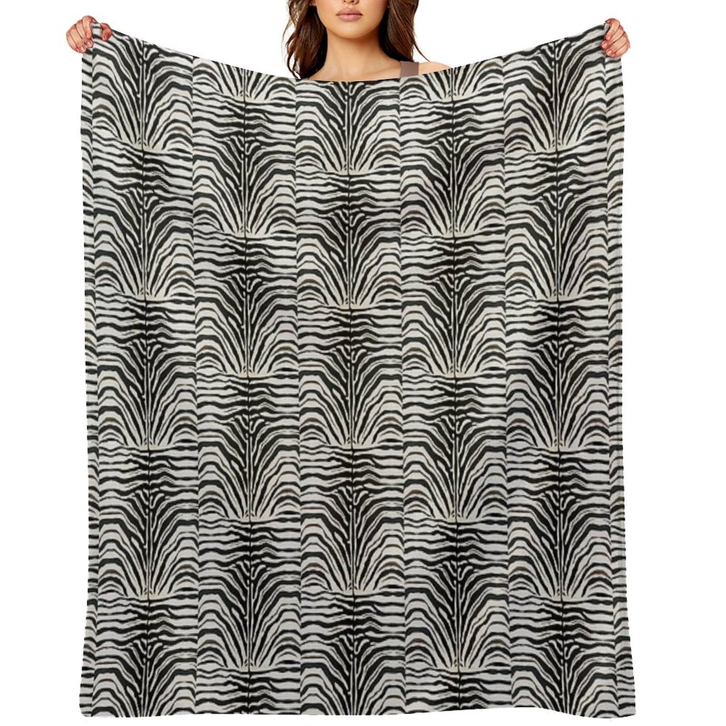 Zebra Anti-pilling Throw Blanket