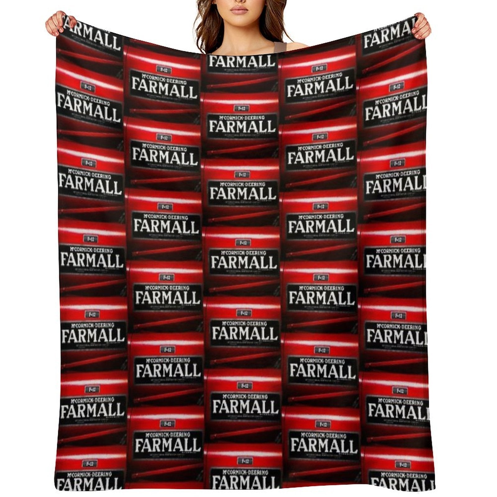 Farmall   International Harvester McCormic Deering Durable Throw Blanket
