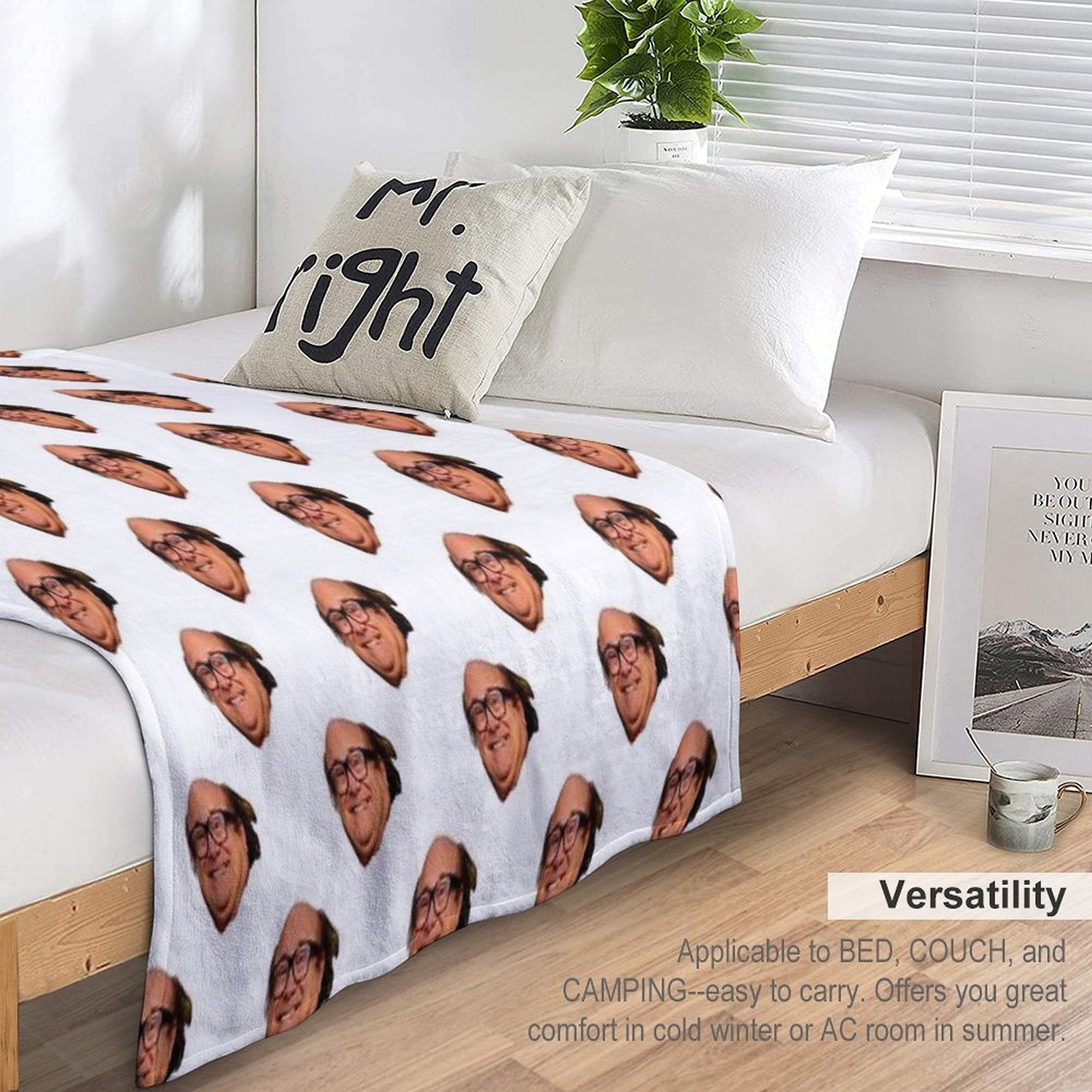 Danny Devito Compact Throw Blanket