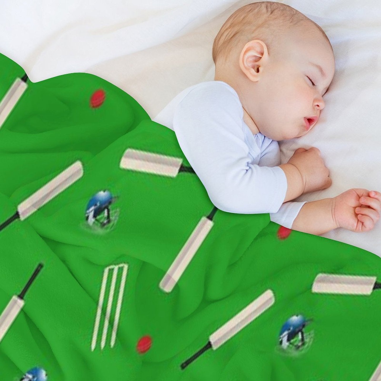 Cricket Pattern Shrink-resistant Throw Blanket