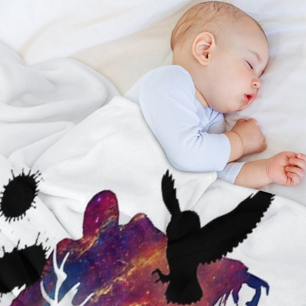 EXPECTO PATRONUM HEDWIG GALAXY 2 Premium Throw Blanket