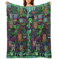 Pop Abstract All-season Throw Blanket