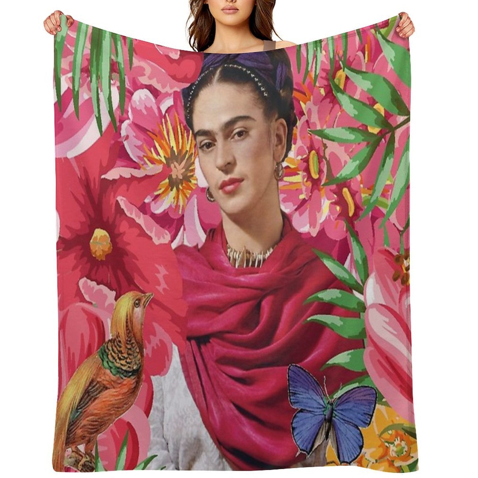 Forever Frida Kahlo Plush Throw Blanket