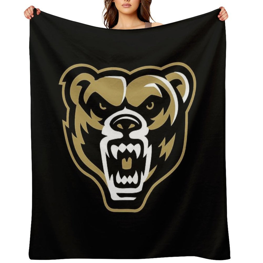 Oakland Golden Grizzlies Premium Throw Blanket