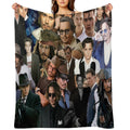 Johhny Depp Versatility Throw Blanket