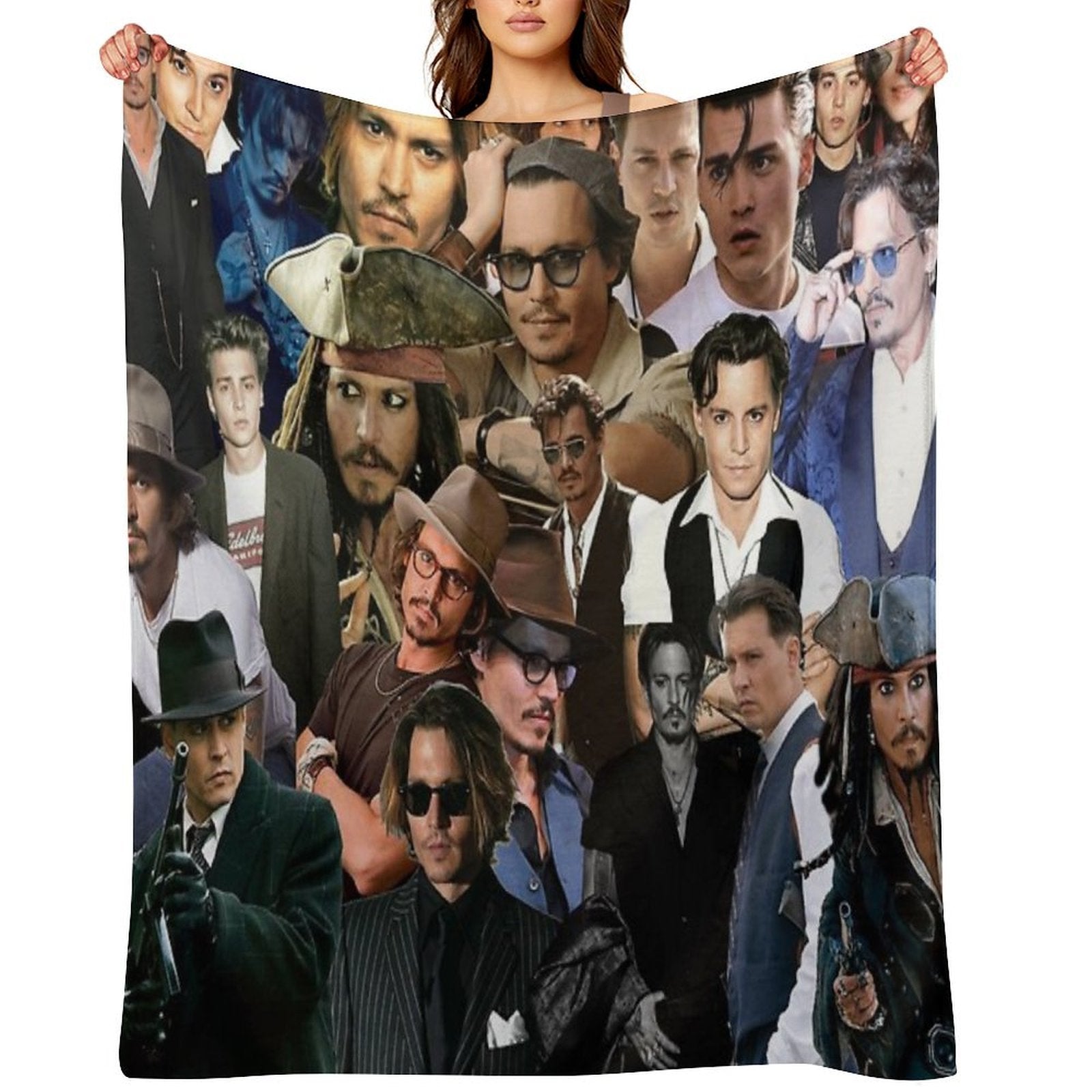 Johhny Depp Versatility Throw Blanket