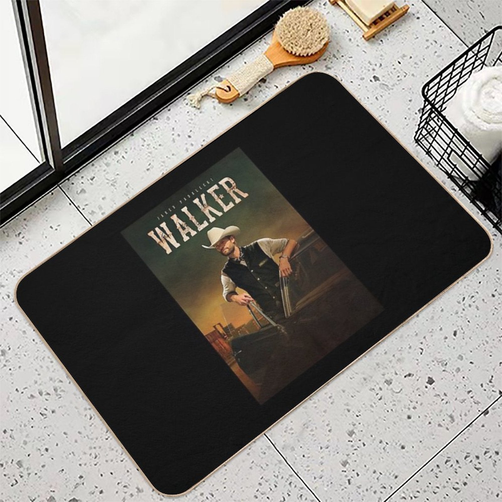 WALKER Jared Padalecki 2  Stain-Proof Bath Mat