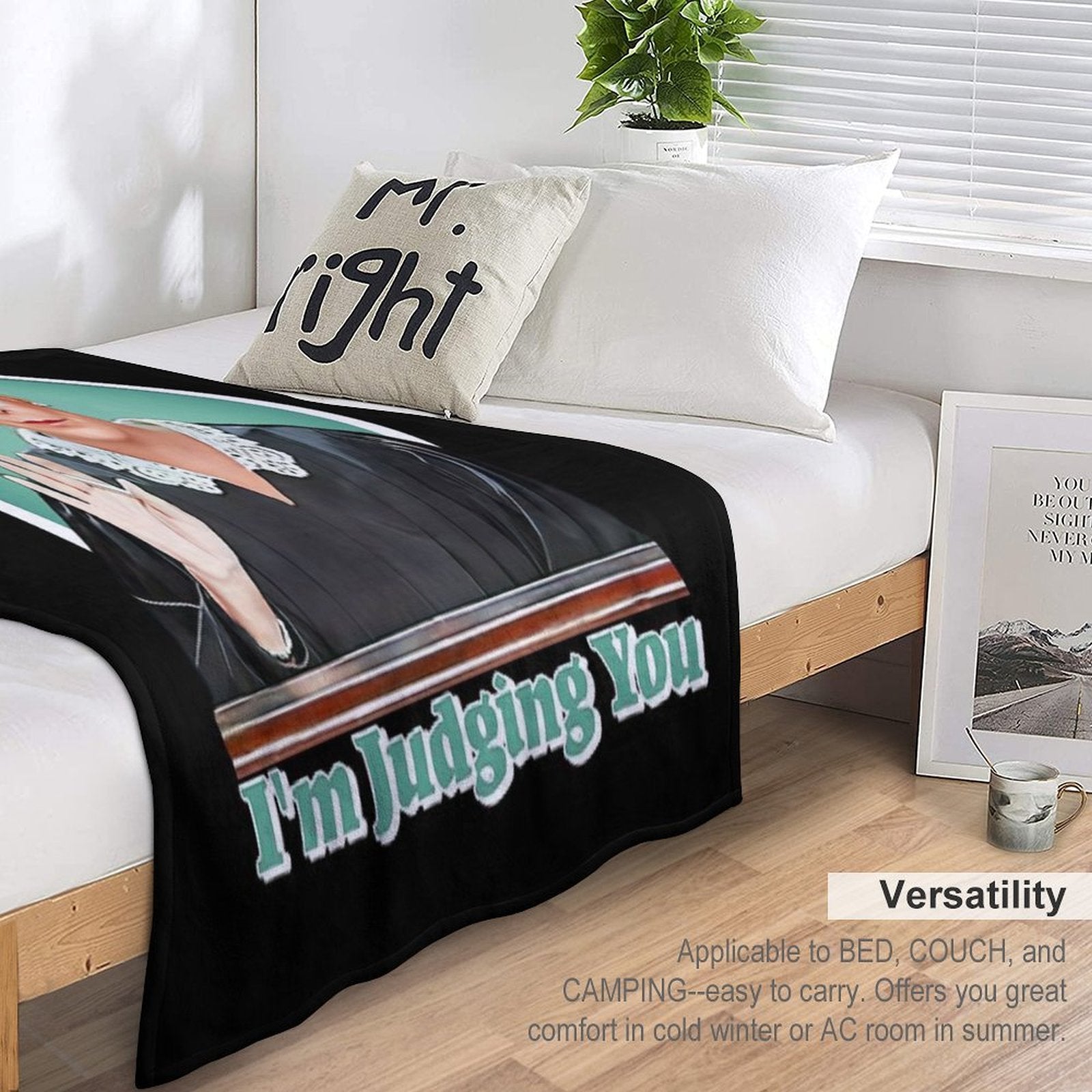 Judge Judy Travel-friendly Throw Blanket