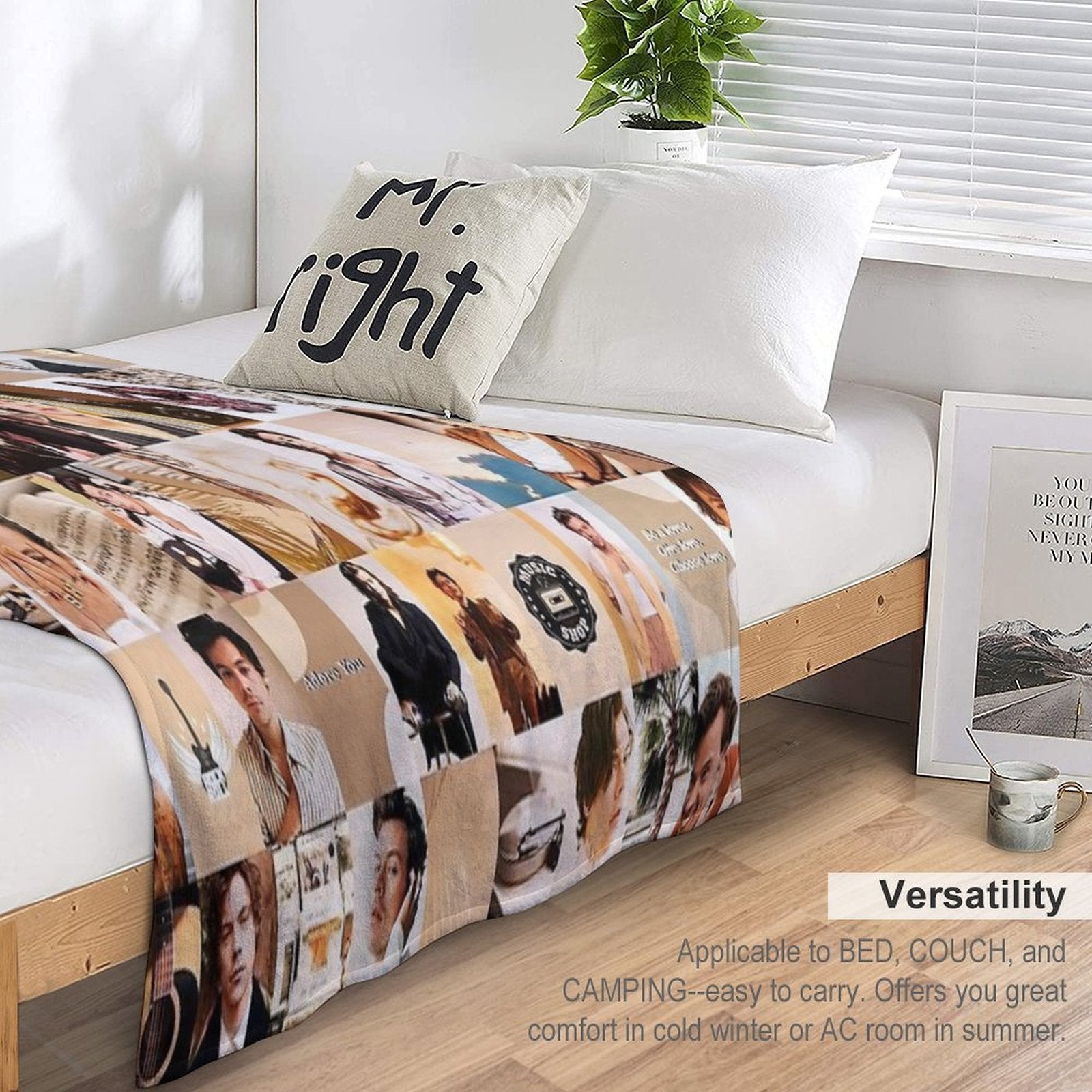 The Old Tour Collage Pict Lightweight Throw Blanket