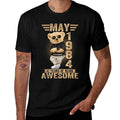 May 41th Birthday Men Women 1984 Awesome Teddy Bear  Odor-resistant T-Shirt