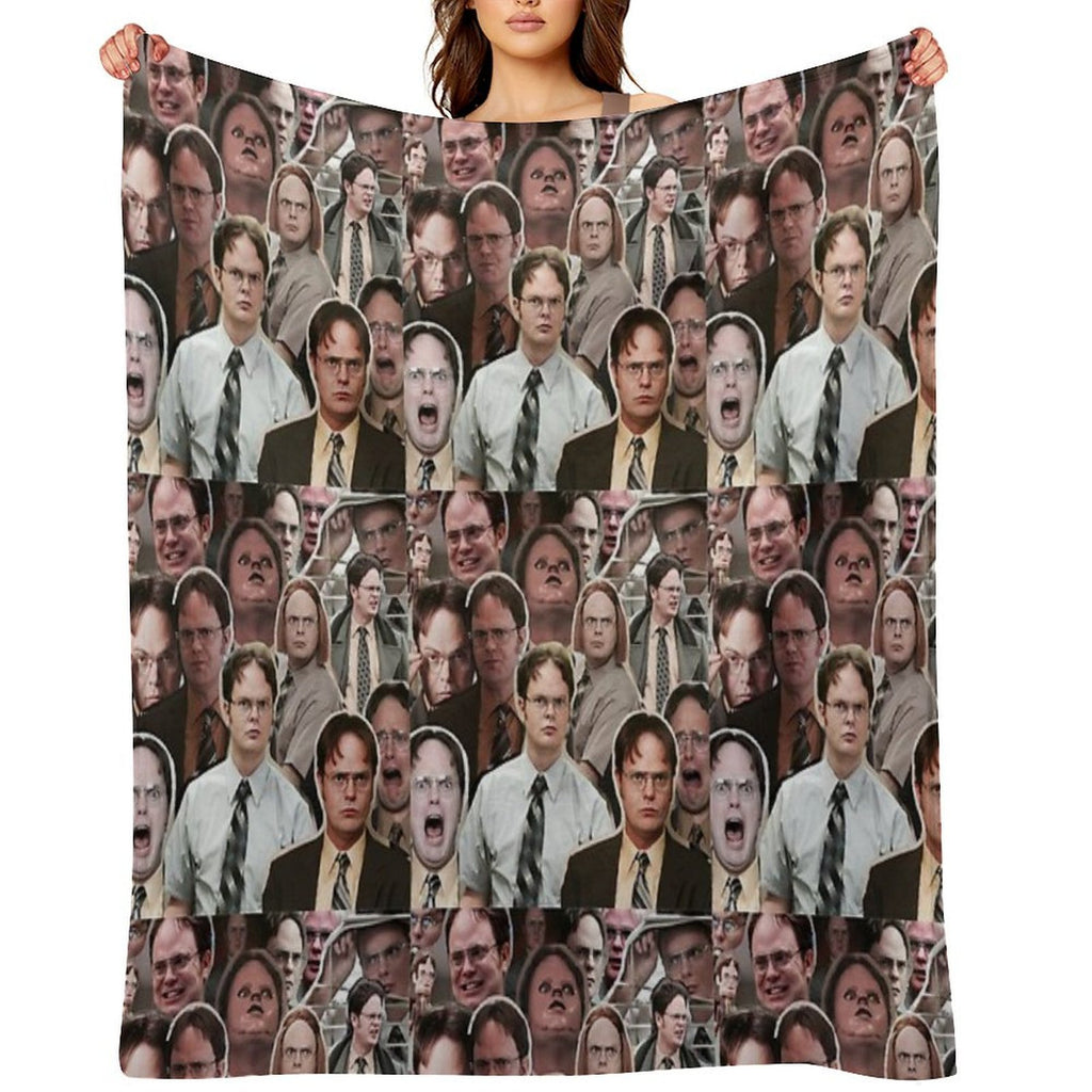 Dwight Schrute - The Office Plush Throw Blanket