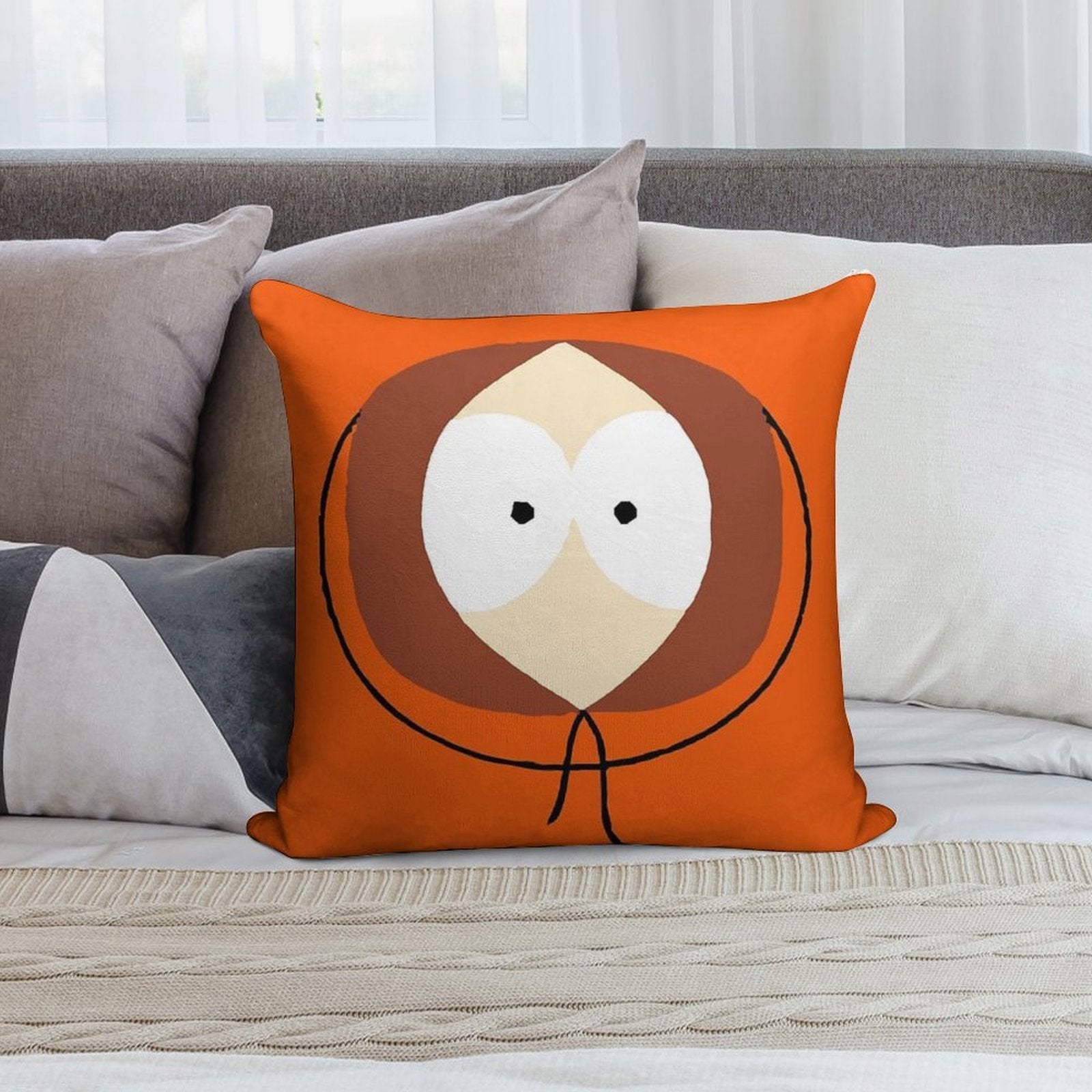 South Park - KENNY Soft Decorative Cover Throw Pillow