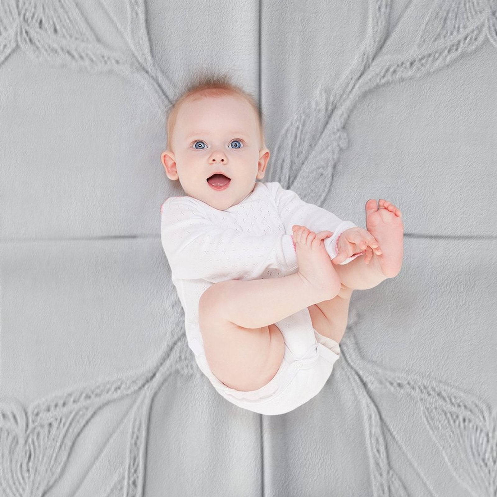 White Star Patchwork Quilt Durable Throw Blanket