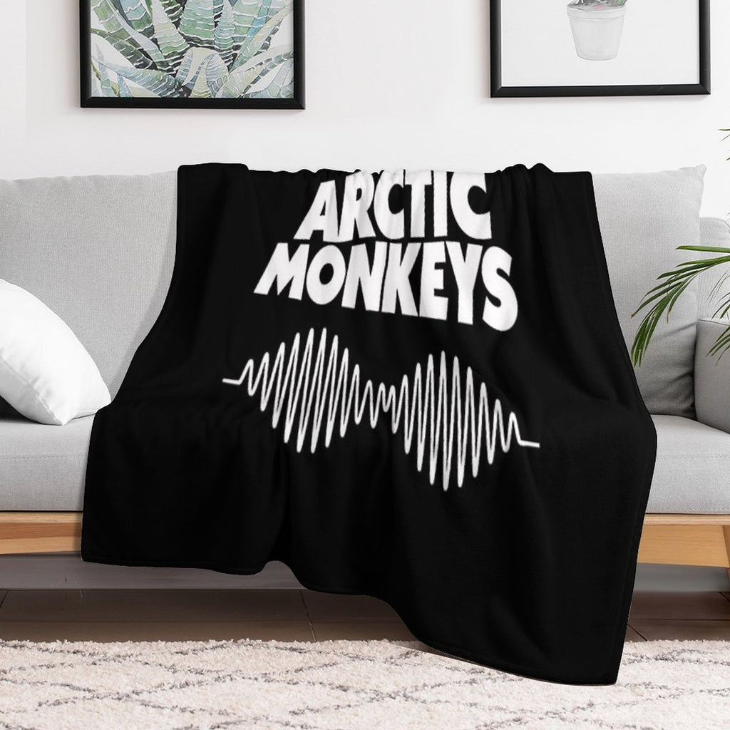 The White Waves of Monkey Easy Care Throw Blanket