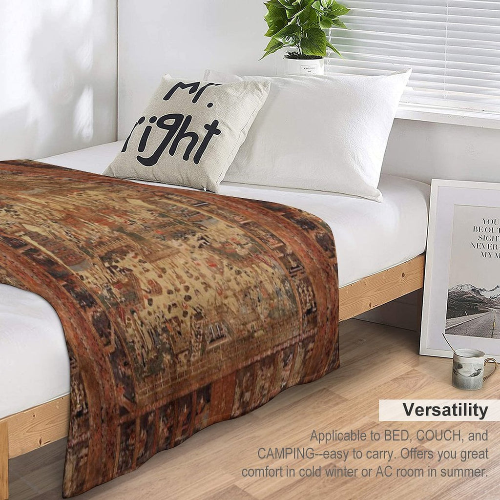 Buddhist Taima Mandala 46 Shrink-resistant Throw Blanket