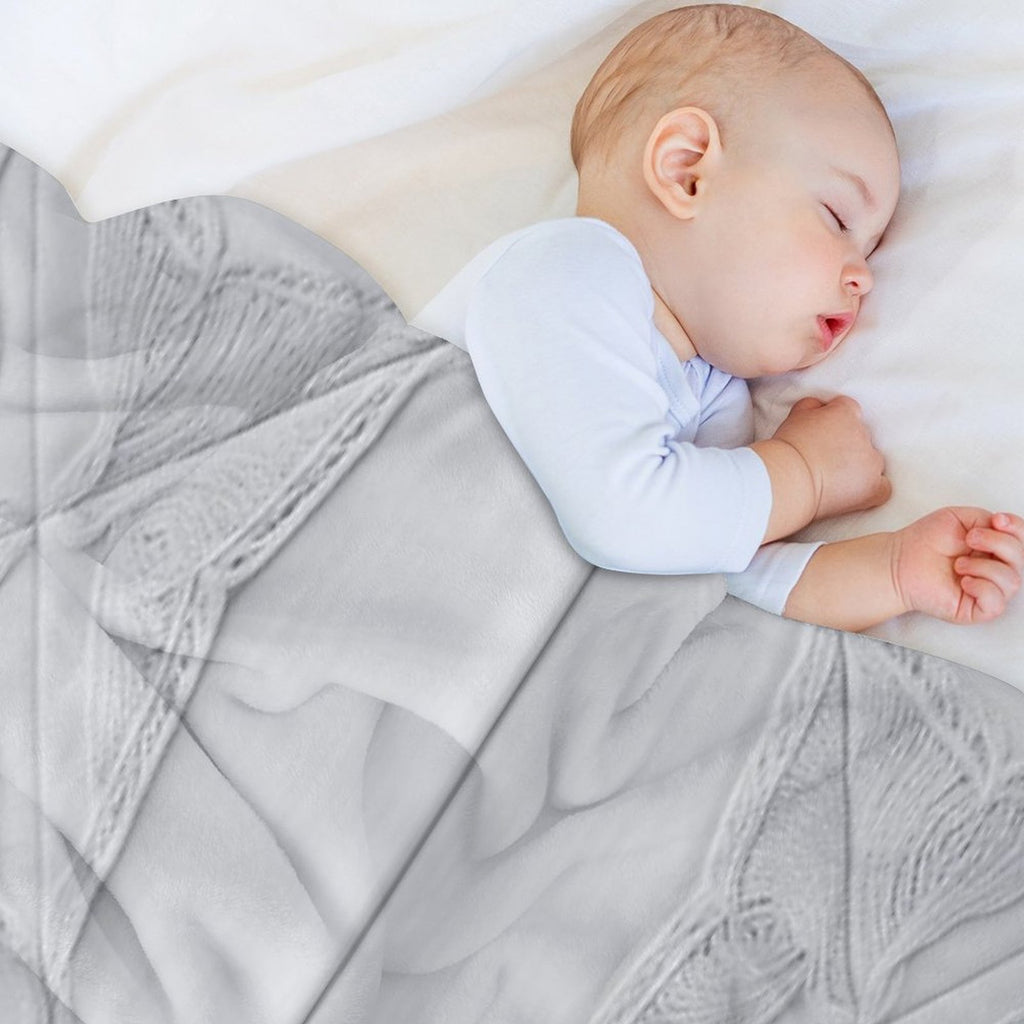 White Star Patchwork Quilt Durable Throw Blanket