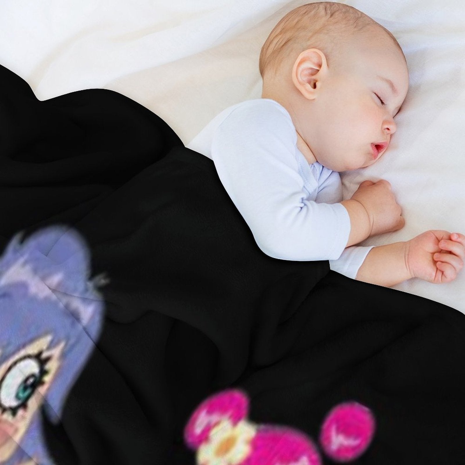 Hi Hi Puffy AmiYumi  - Hi!hi! Puffy Amiyumi   - AmiYumi Show! Drawstring Travel-friendly Throw Blanket