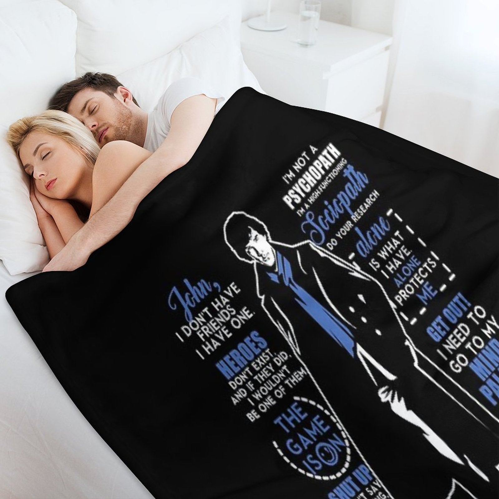 Quotes. V2.0 Multi-functional Throw Blanket