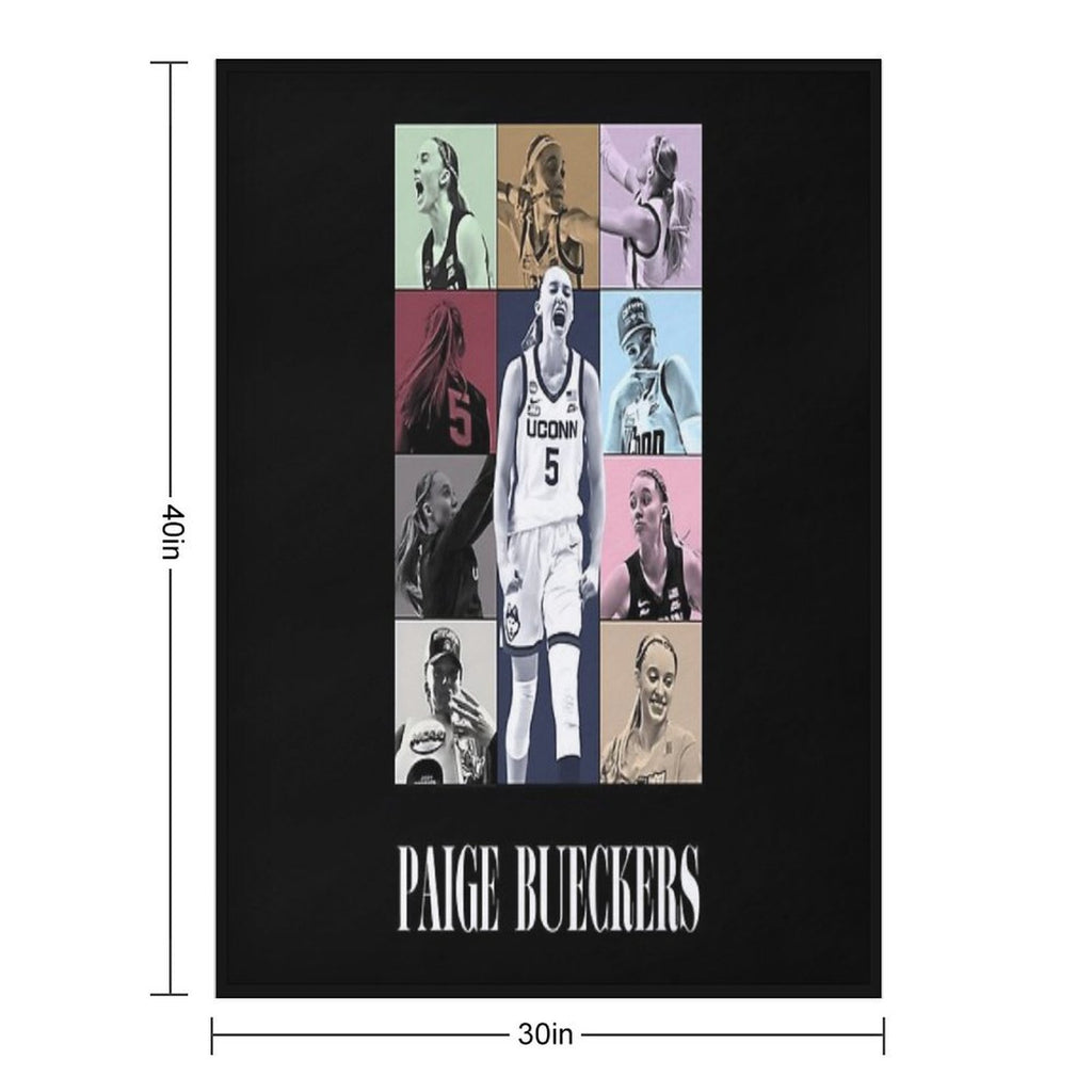 Paige Bueckers Eras Tour Eco-conscious Throw Blanket