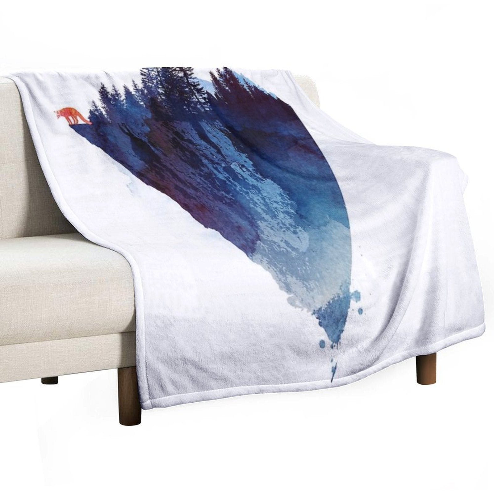 Near to The Edge Eco-conscious Throw Blanket