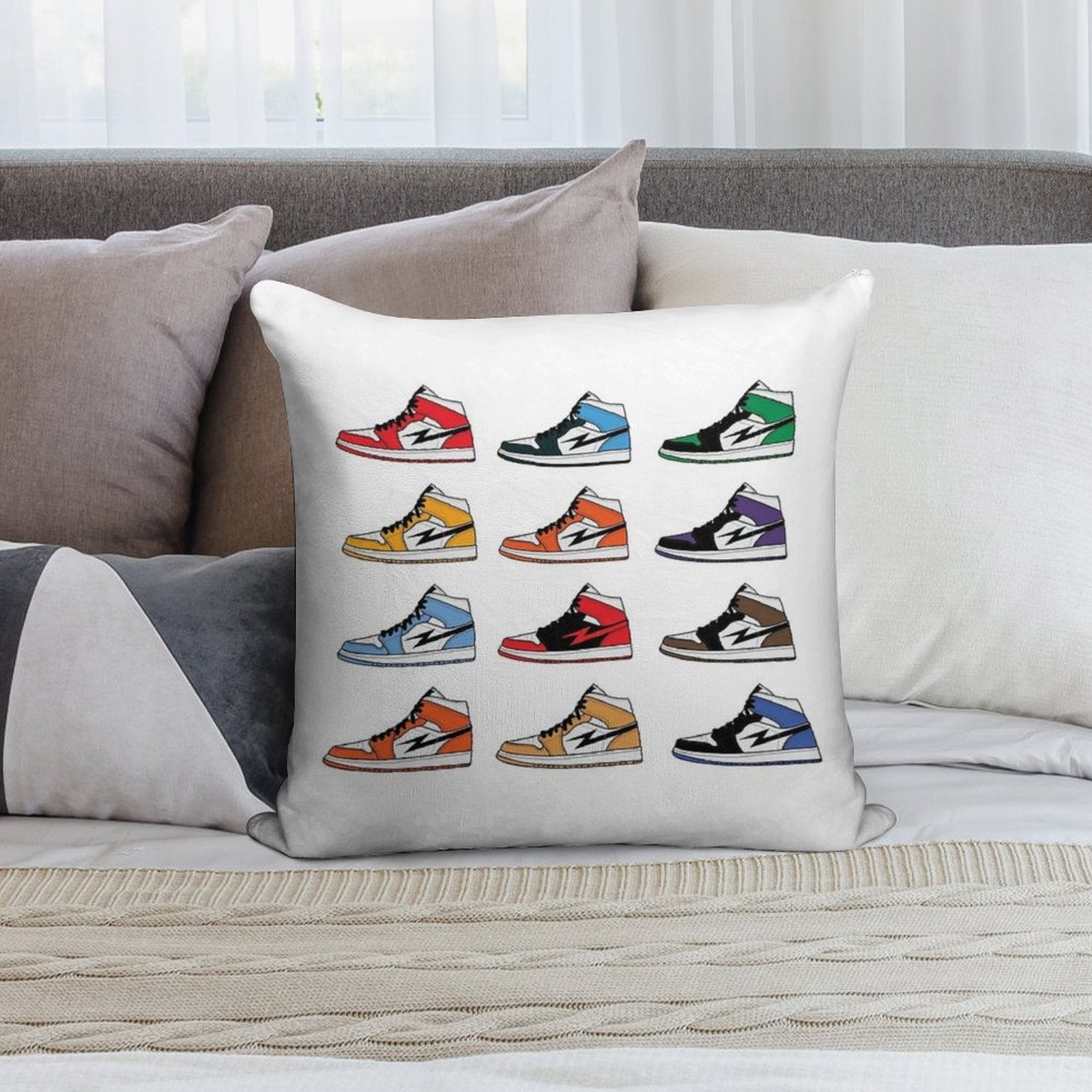 Air Jordan I (1) Pack Soft Shrink-Resistant Throw Pillow