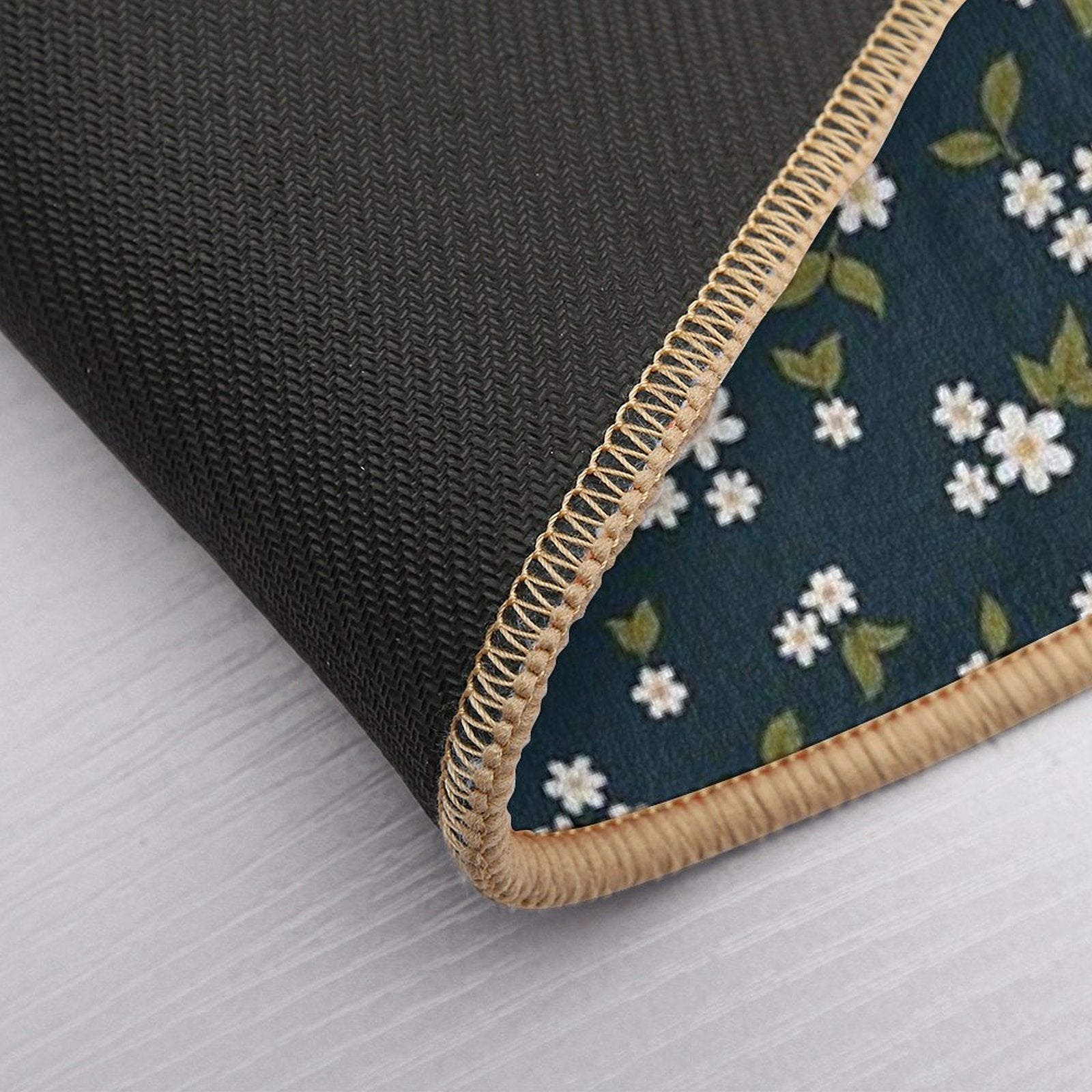 Daisy Bloom Teal  Multi-Purpose Bath Mat