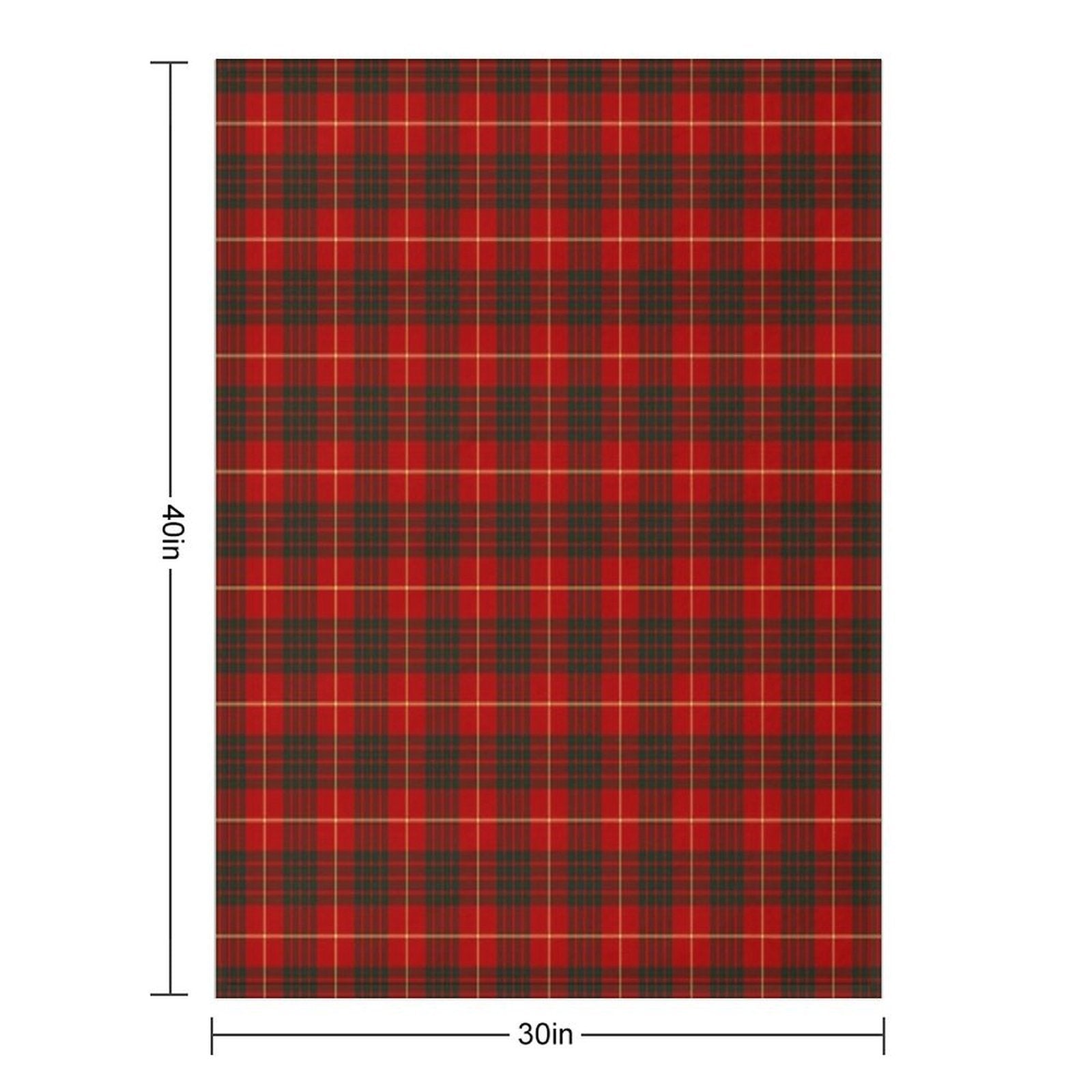 Clan Cameron Tartan Quick-dry Throw Blanket