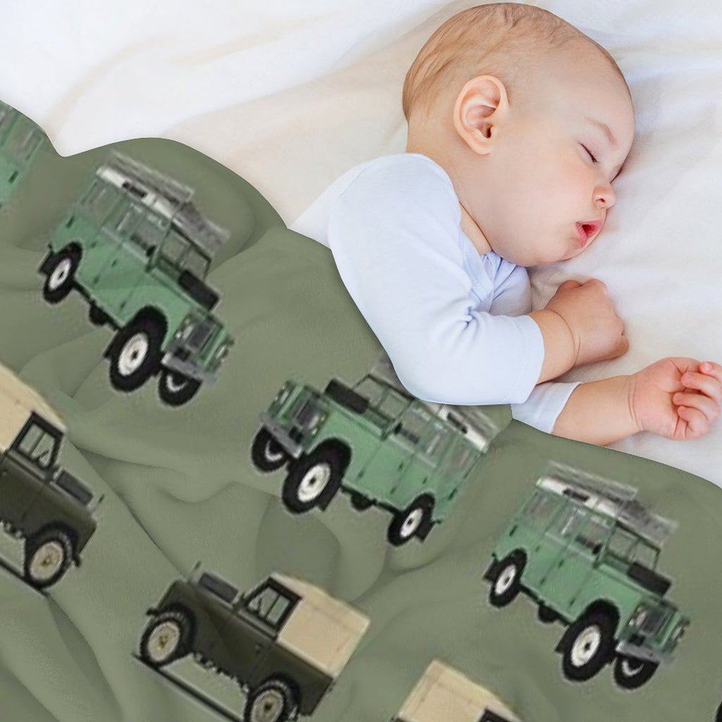 British Off Road 4x4 Vehicles Lightweight Throw Blanket