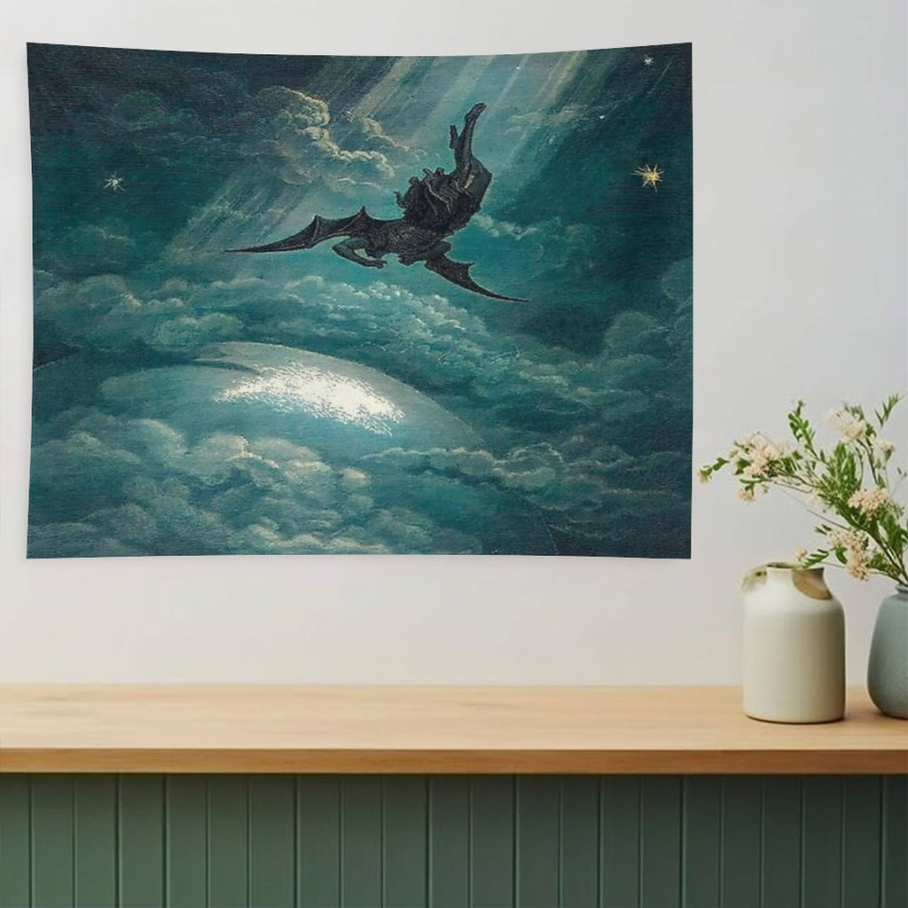 Paradise Lost (Colorized)  by Gustave Doré Tapestry