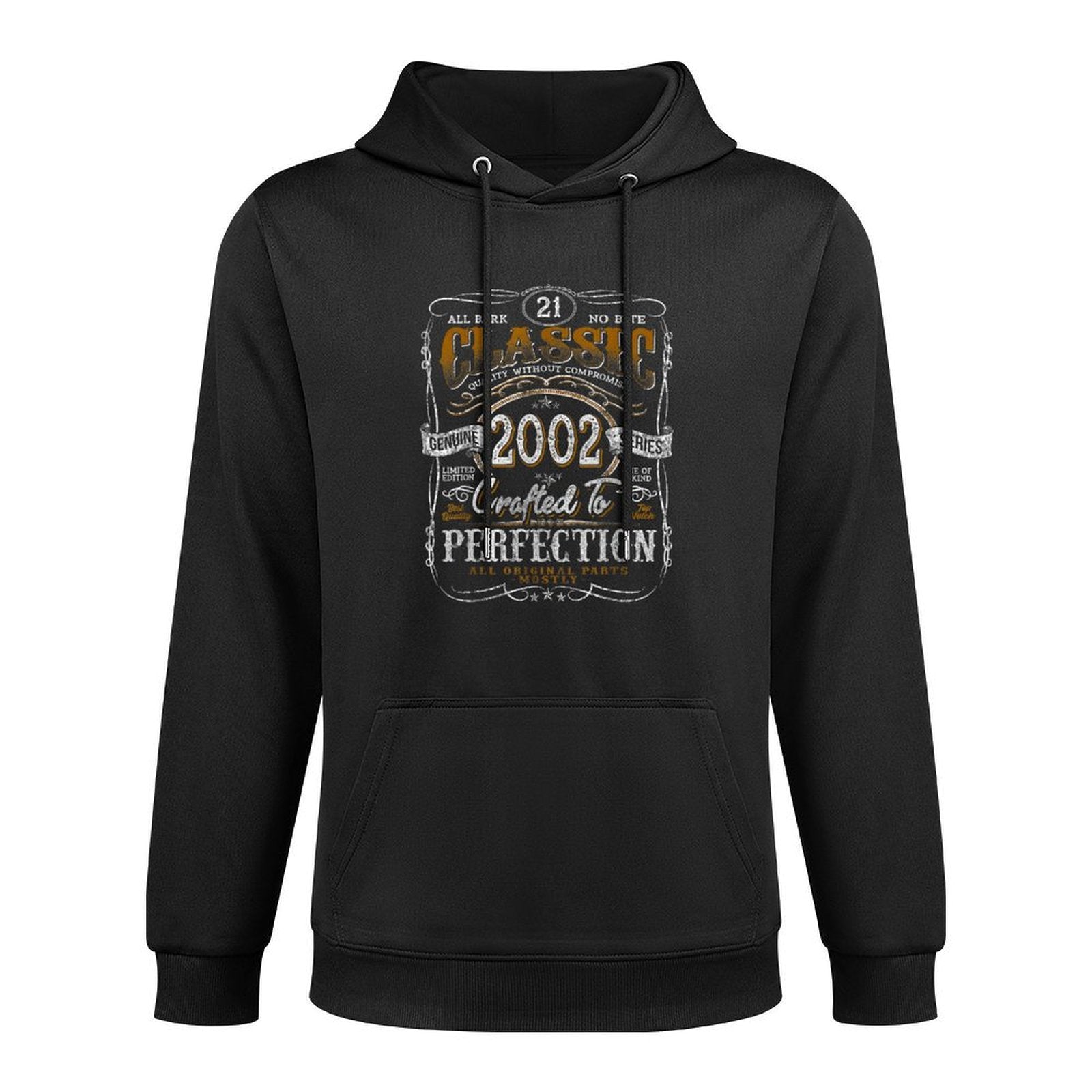 Vintage 2002 Limited Edition 21 Year Old 21st Birthday Breathable Fabric Hoodie