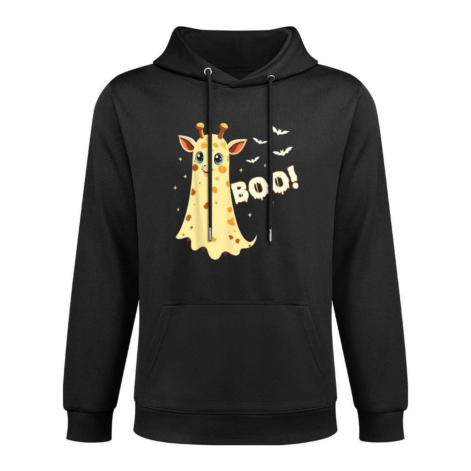 Boo Giraffe Halloween Costume Men Women Kids Shrink-Resistant Hoodie