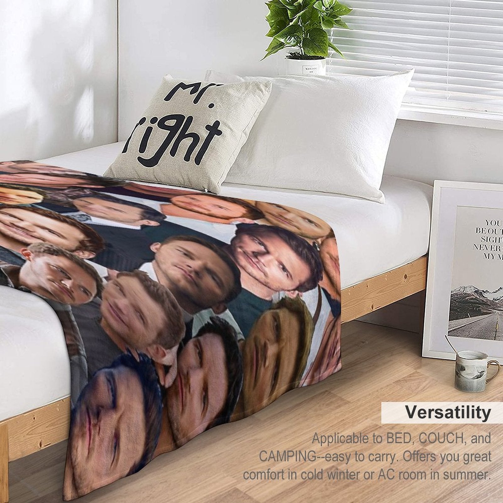 Chris Pratt Photo Collage Versatility Throw Blanket