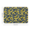SLUG PARTY Banana Slug Print  Easy To Clean Bath Mat