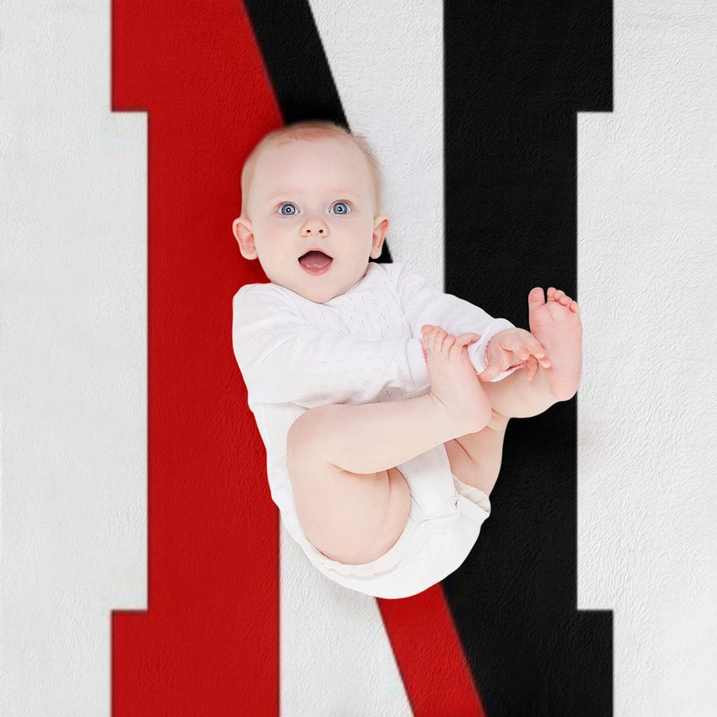 NORTHEASTERN LOGO Compact Throw Blanket