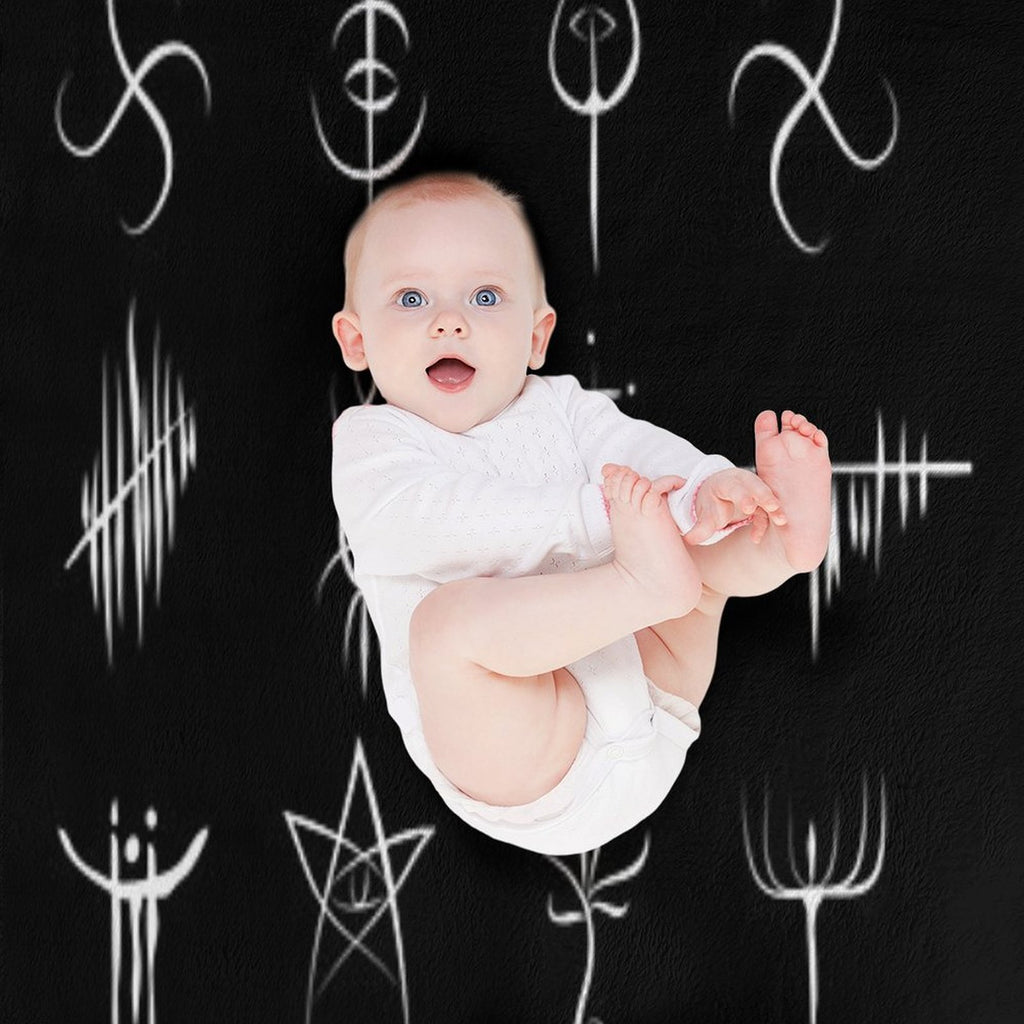 Bloodborne Caryll Runes Plush Throw Blanket
