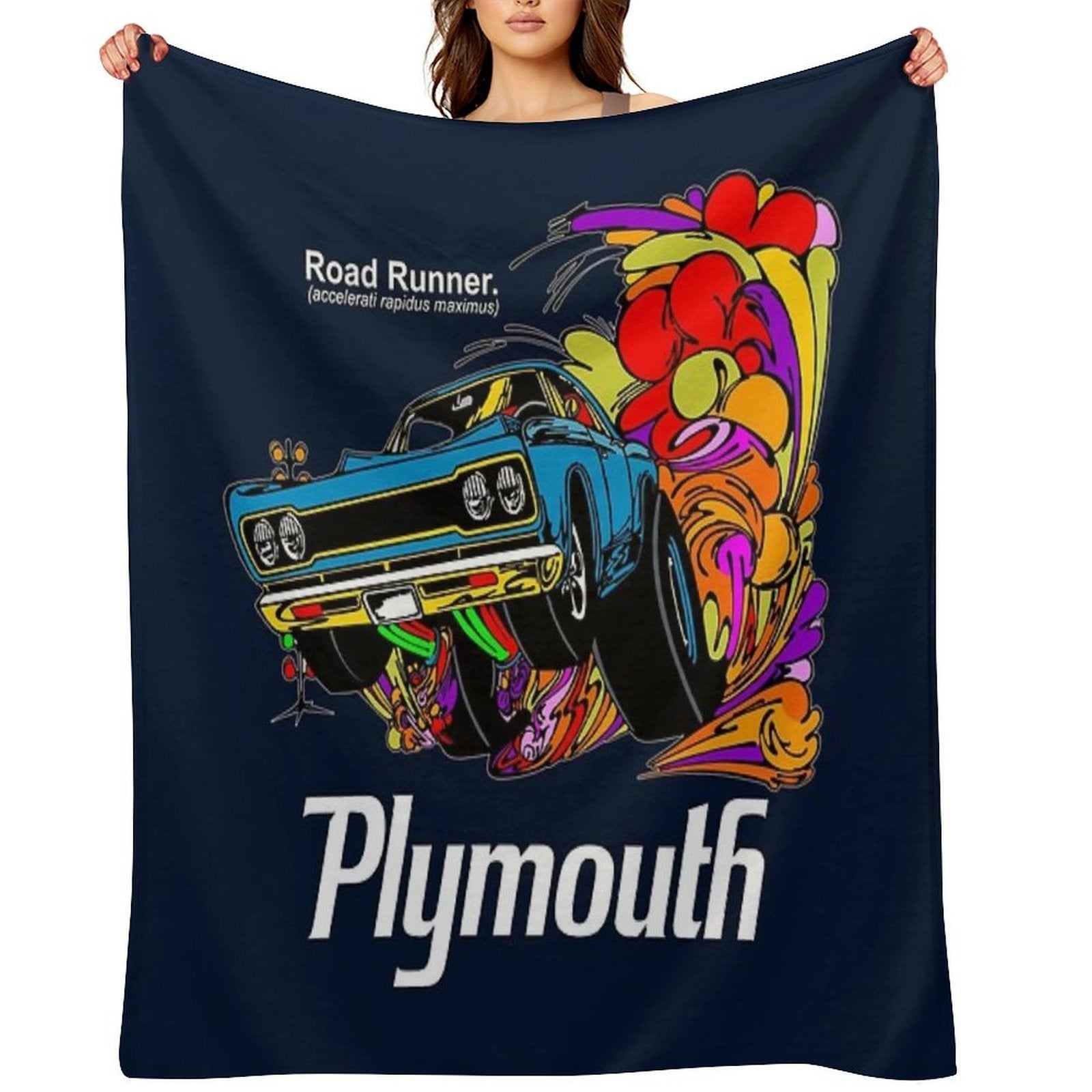 70's Muscle Car Comfort Throw Blanket