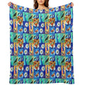 Bird Prints Wrinkle-free Throw Blanket