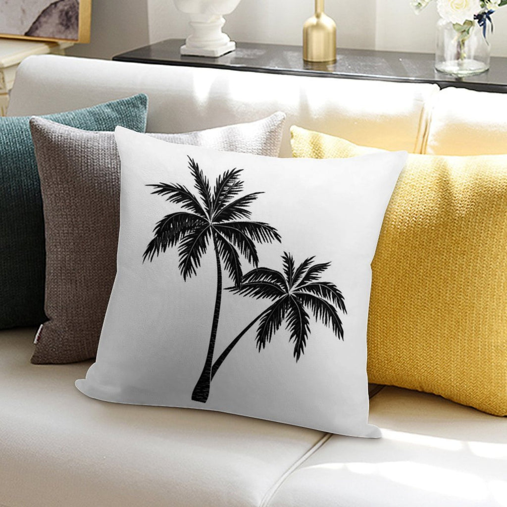 Palm Tree Soft Home Decor Throw Pillow