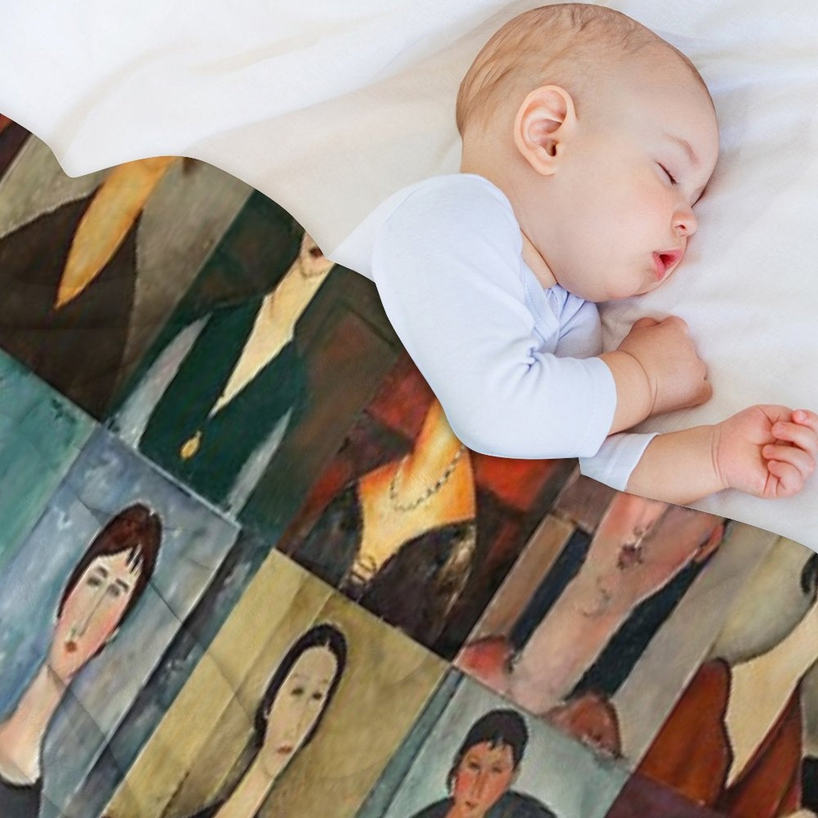Amadeo Modigliani Eco-conscious Throw Blanket