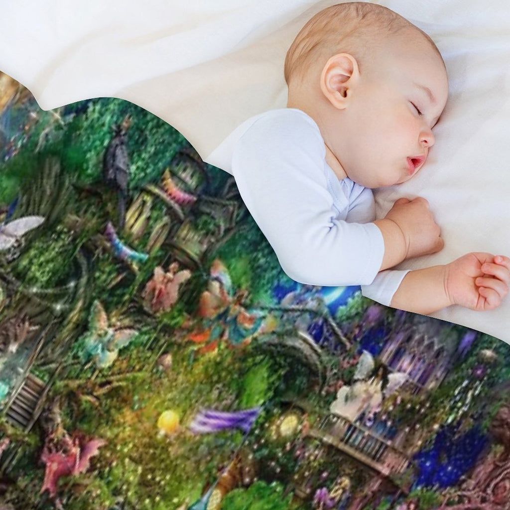 The Grand Butterfly Ball Plush Throw Blanket