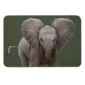 Baby Elephant Painting  Slip-Resistant Bath Mat
