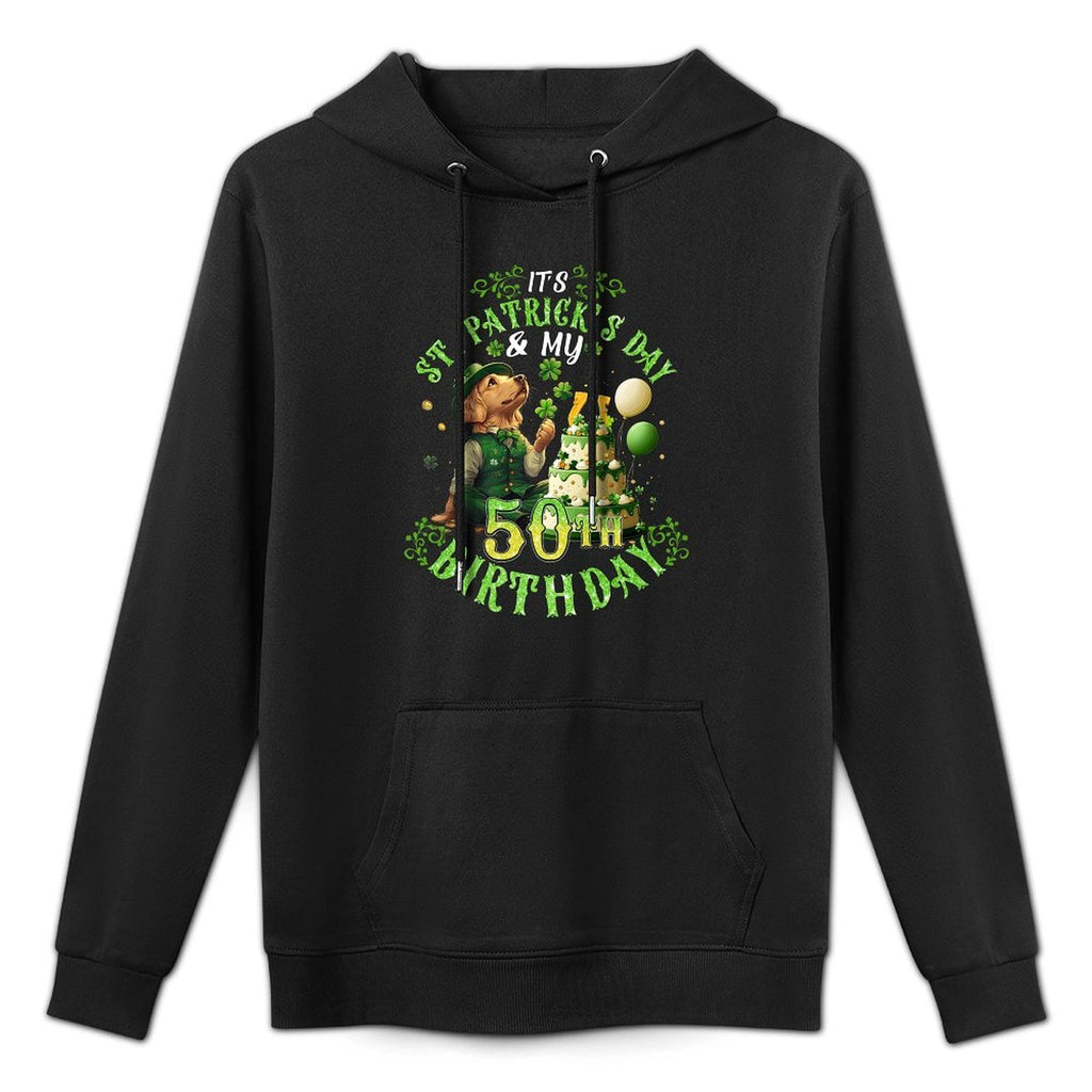 50 Years Old Lucky St. Patrick’s Day It's My 50th Birthday Premium Breathable Fabric Hoodie