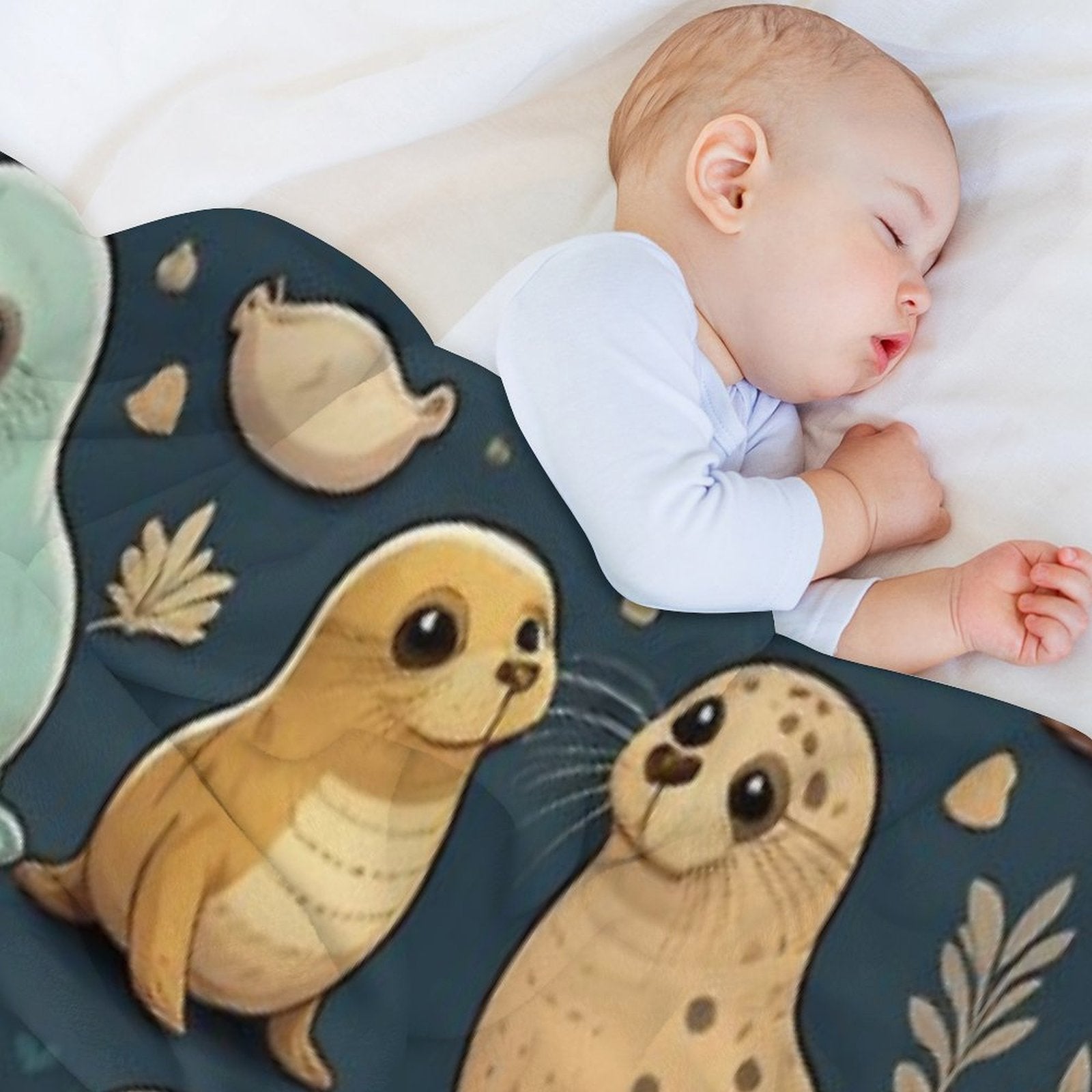 Seals Anti-pilling Throw Blanket